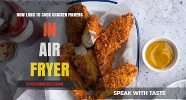 Crispy Chicken Fingers: Air Fryer Cooking Time Guide