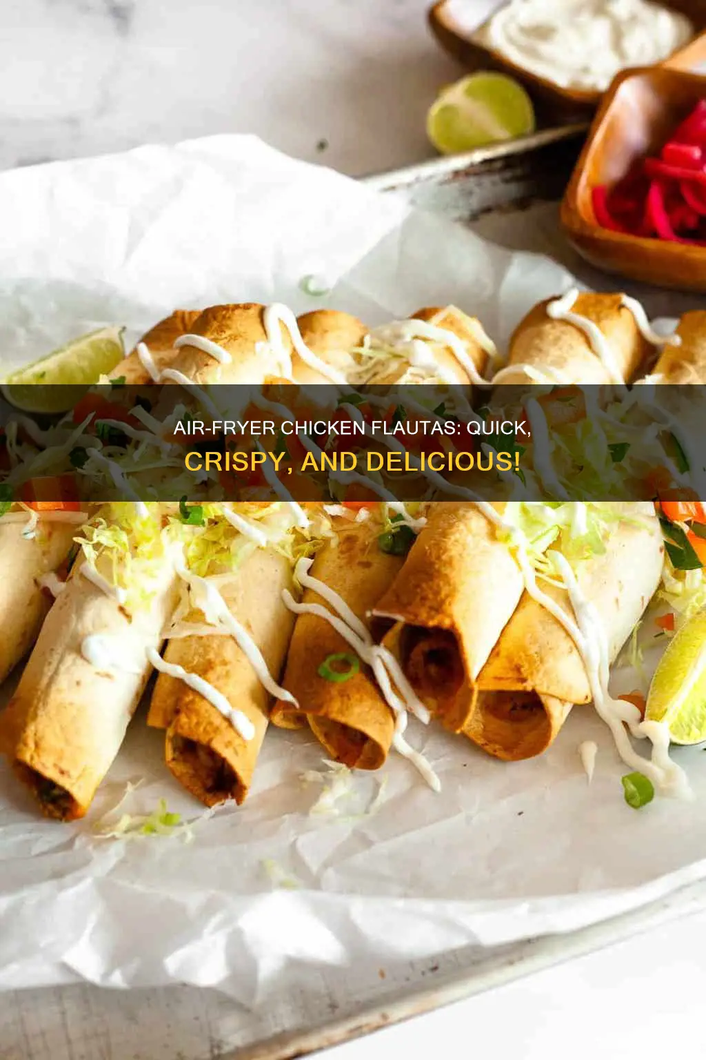 how long to cook chicken flautas in air fryer