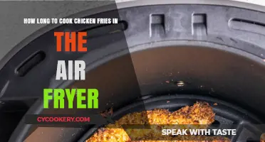 Crispy Chicken Fries: Air Fryer Cooking Time Guide