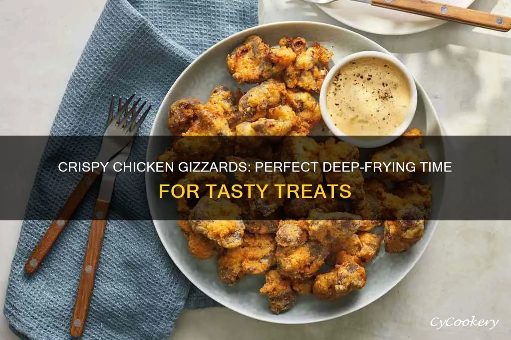 how long to cook chicken gizzards in a deep fryer