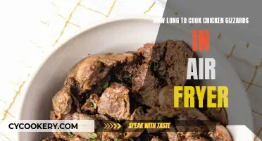 Crispy Chicken Gizzards: Air Fryer Cooking Time Guide