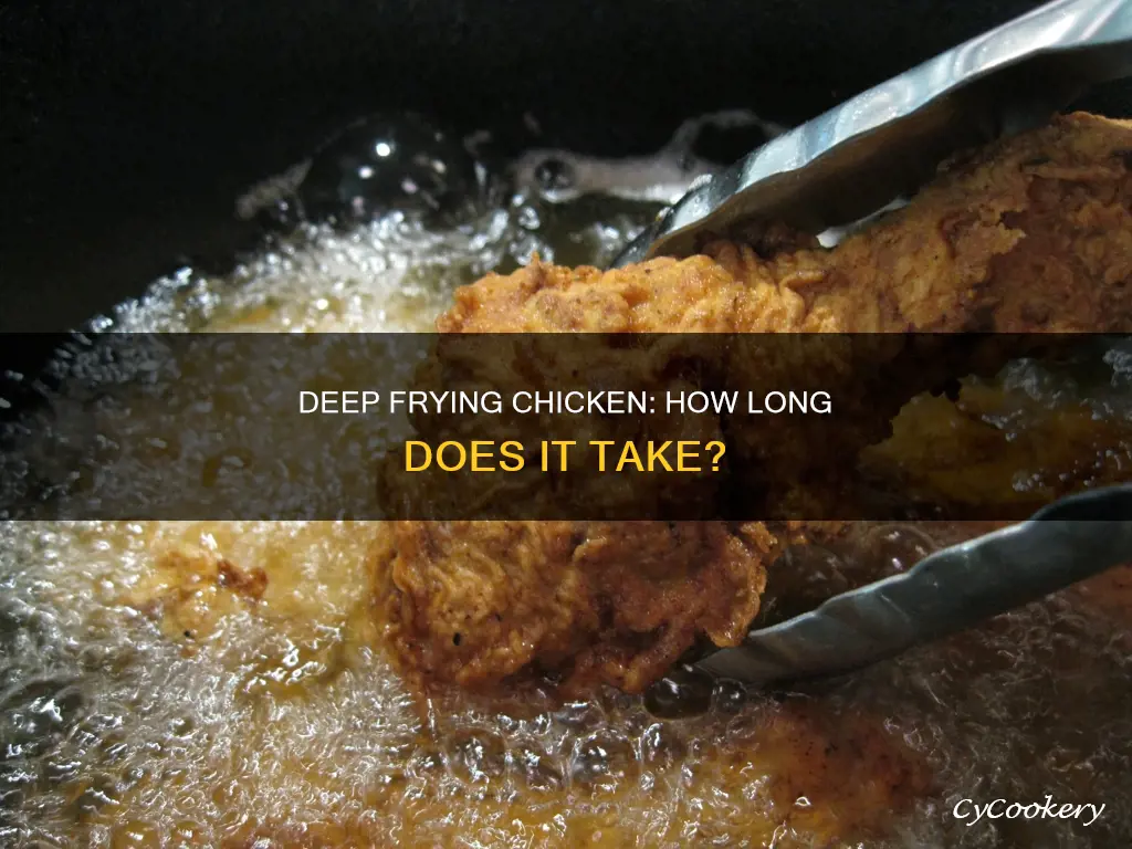 how long to cook chicken in a deep fryer