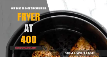 Crispy Chicken, Fast: Air Fryer Cooking Times at 400 Degrees