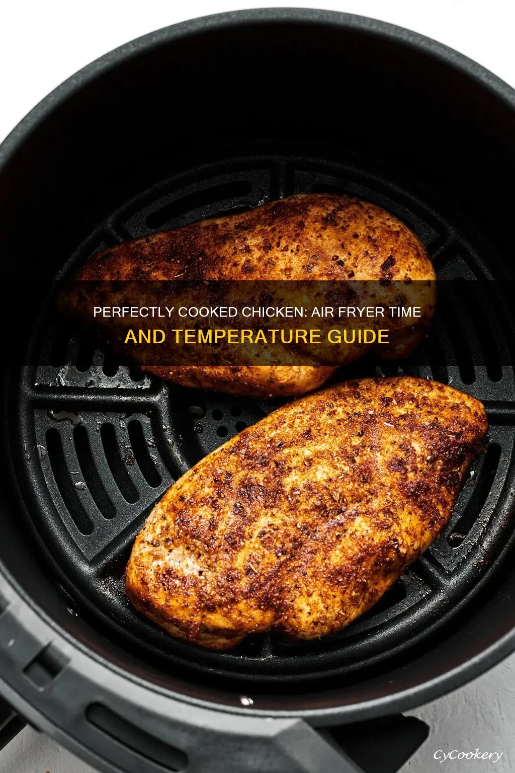 how long to cook chicken in air fryer celsius