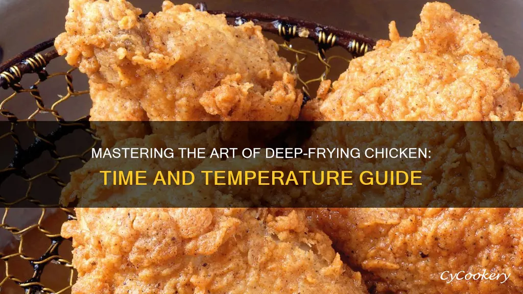 how long to cook chicken in deep fryer