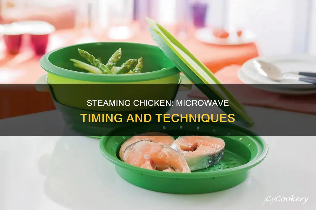 how long to cook chicken in microwave steamer