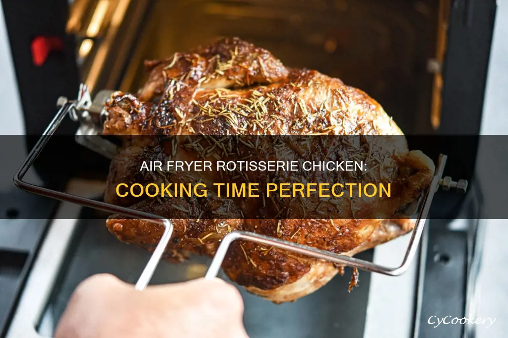 how long to cook chicken in rotisserie air fryer