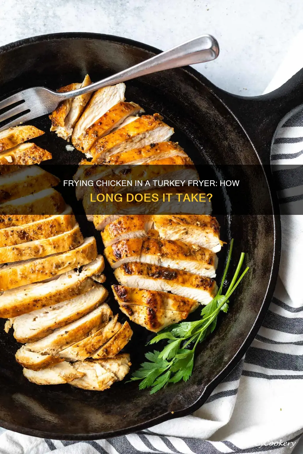how long to cook chicken in the turkey fryer