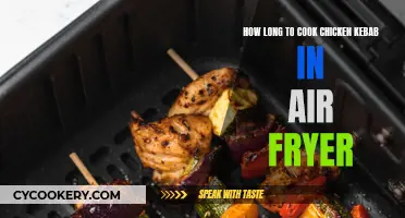 Perfectly Cooked Chicken Kebab: Air Fryer Time Guide