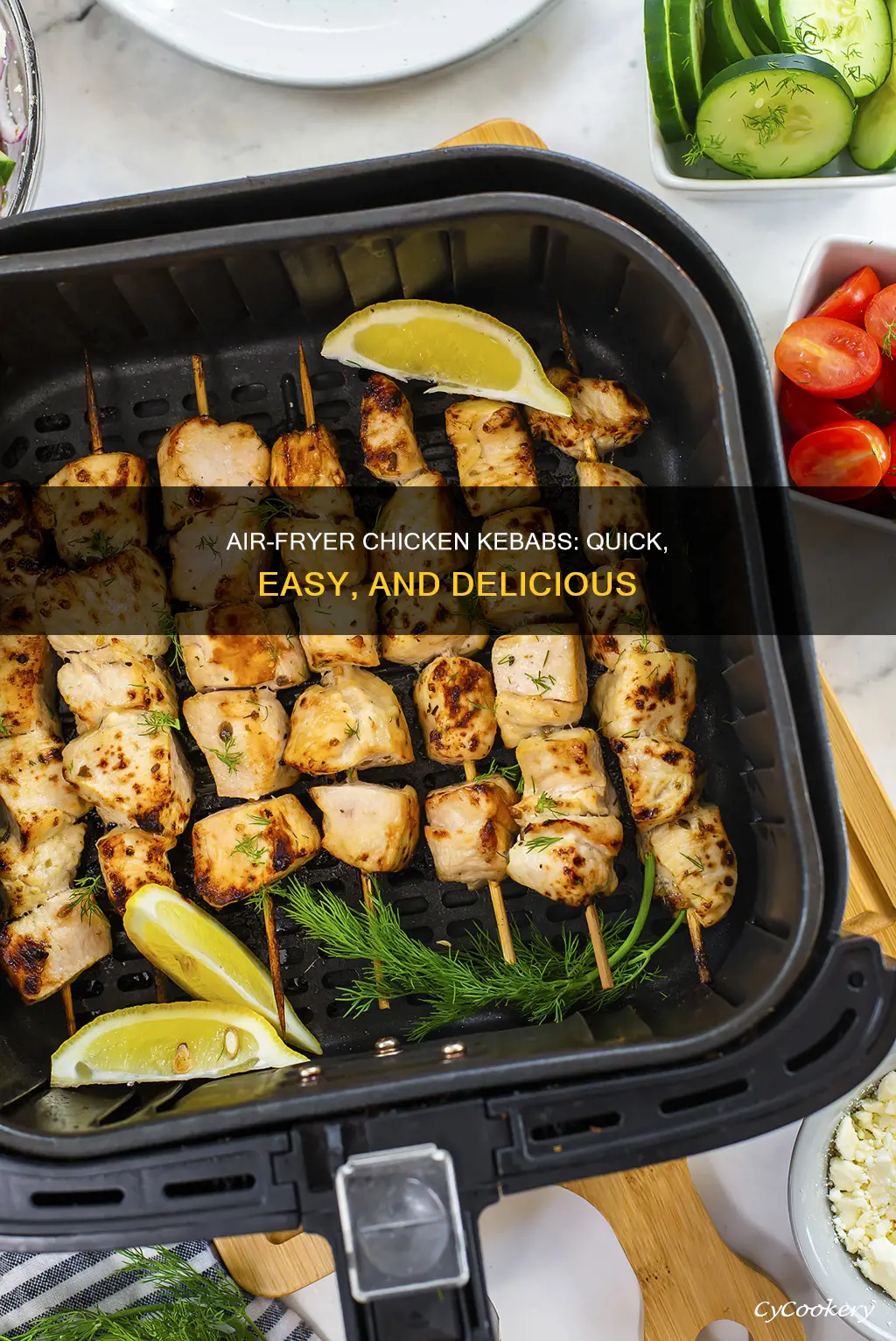 how long to cook chicken kebab in air fryer