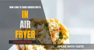 Perfectly Cooked Chicken Kofta: Air Fryer Time Guide