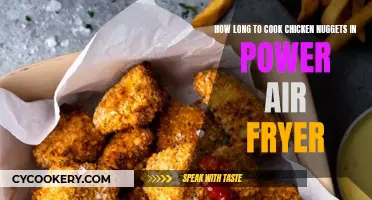 Crispy Chicken Nuggets: Perfect Cooking Time in Power Air Fryer