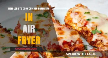 Crispy Chicken Parmesan: Air Fryer Time Perfection