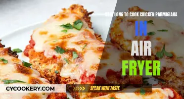 Crispy Chicken Parmigiana: Air Fryer Cooking Time Guide