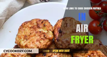 Crispy Chicken Patties: Air Fryer Cooking Time Guide