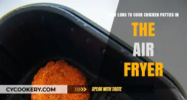 Crispy Chicken Patties: Air Fryer Cooking Time Guide