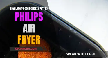 Air-Frying Chicken Patties: Philips-Style Cooking Time