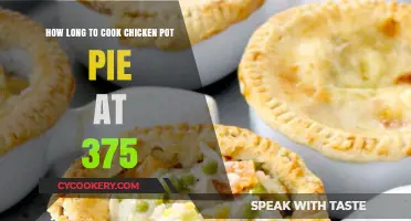 Cooking Chicken Pot Pie: The Right Time at 375