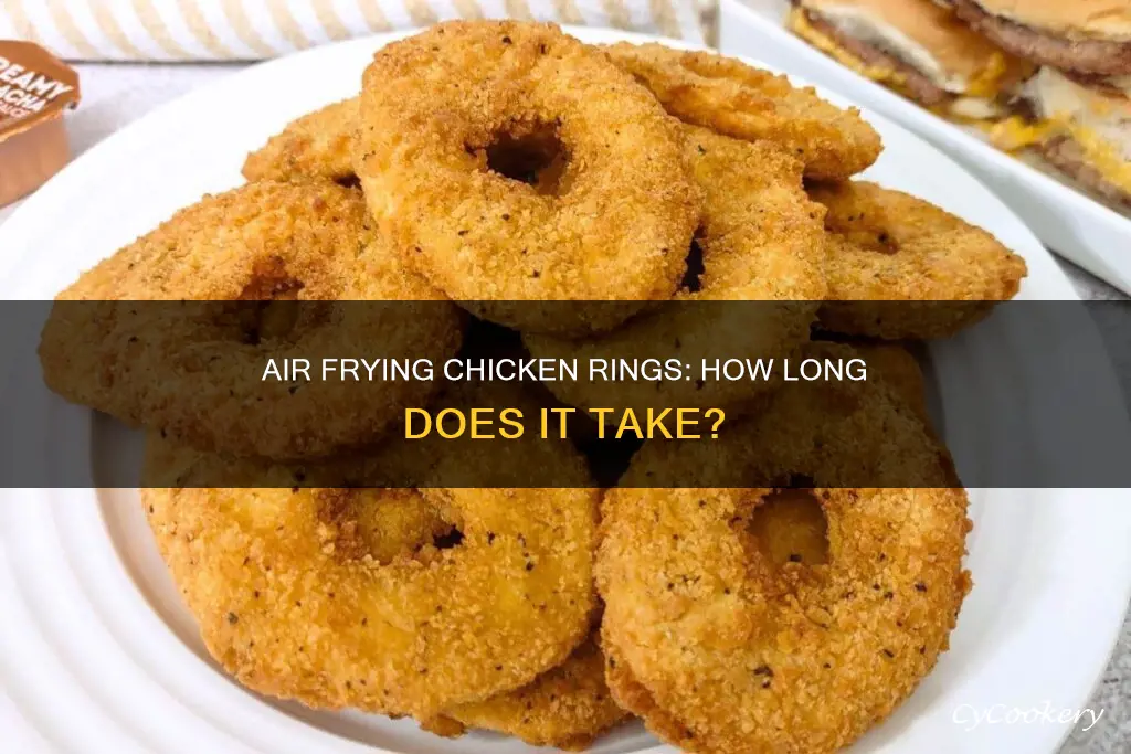 how long to cook chicken rings in air fryer