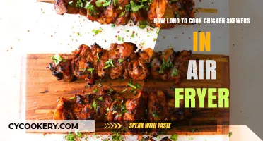 Perfectly Cooked Chicken Skewers: Air Fryer Times Revealed