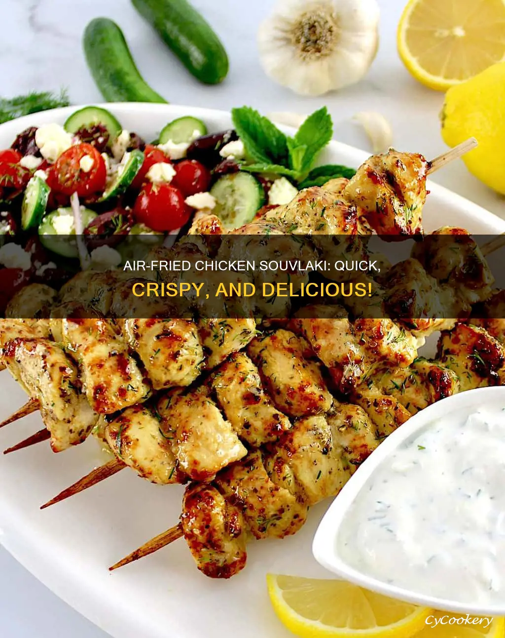 how long to cook chicken souvlaki in air fryer