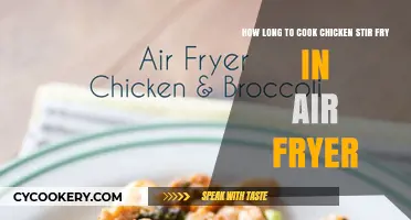 Perfectly Cooked Chicken Stir-Fry: Air Fryer Time and Temperature Guide