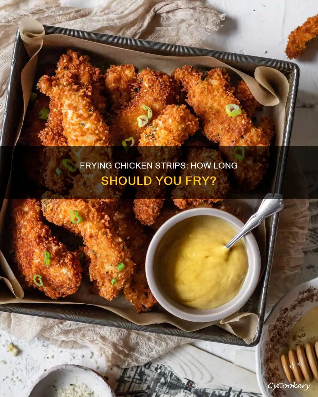 how long to cook chicken strips in fryer