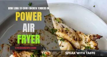 Perfectly Crispy Chicken Tenders: Power Air Fryer Cooking Time Guide