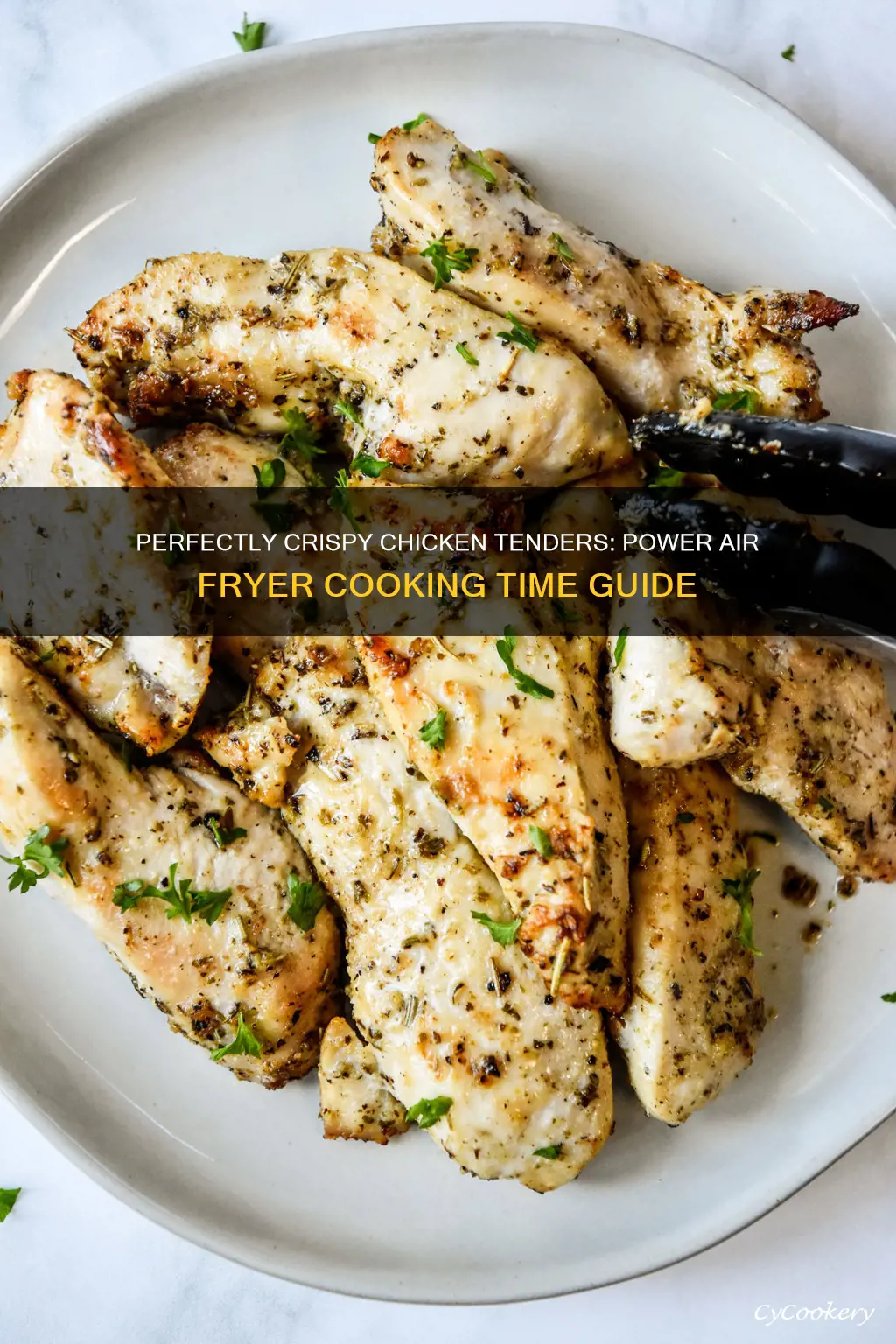 how long to cook chicken tenders in power air fryer