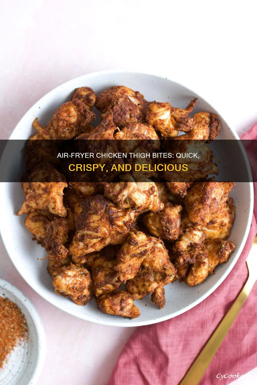 how long to cook chicken thigh bites in air fryer