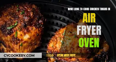 Perfectly Cooked Chicken Thighs: Air Fryer Oven Times Revealed