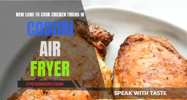 Perfectly Cooked Chicken Thighs: Cosori Air Fryer Time Guide