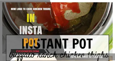 Insta Pot Chicken Thighs: Cooking Time Perfection