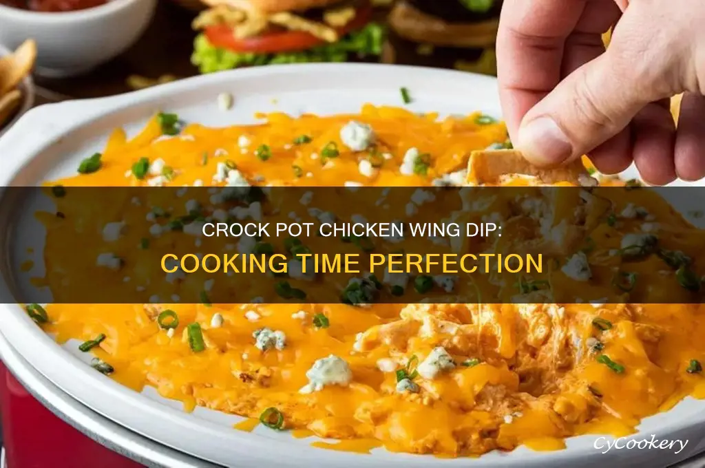 how long to cook chicken wing dip in crock pot