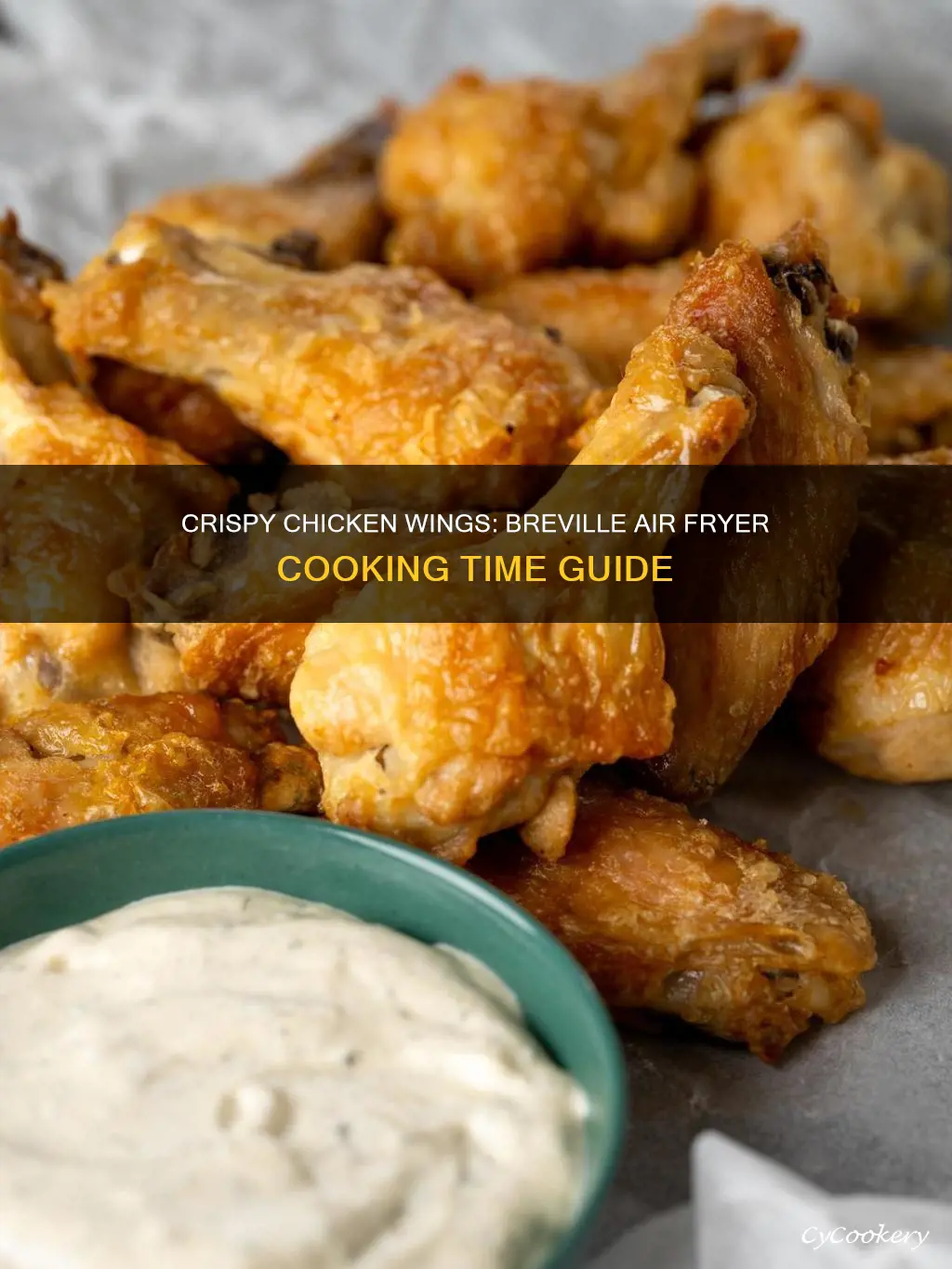 how long to cook chicken wings in breville air fryer