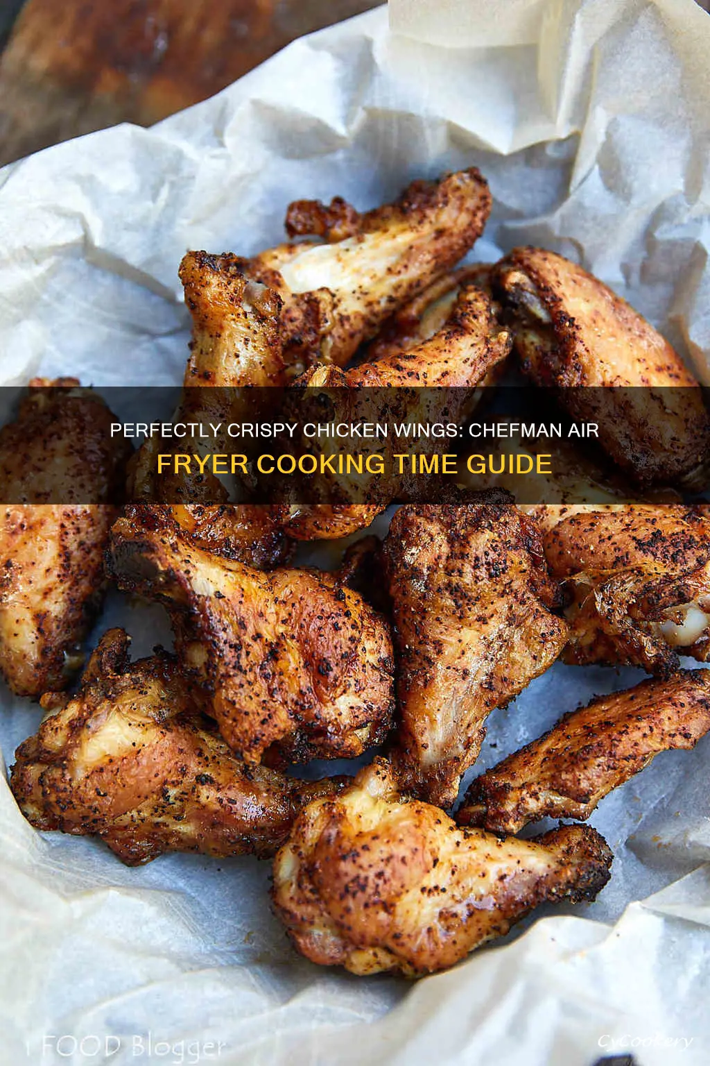 how long to cook chicken wings in chefman air fryer