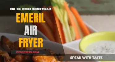 Crispy, Golden Chicken Wings: Mastering the Time in Emeril Air Fryer