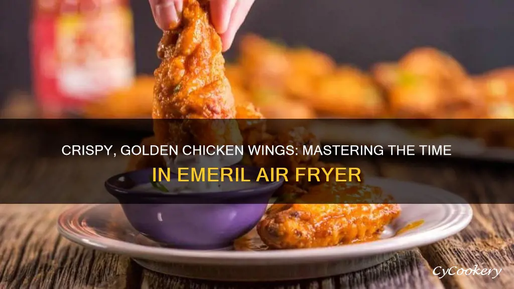 how long to cook chicken wings in emeril air fryer