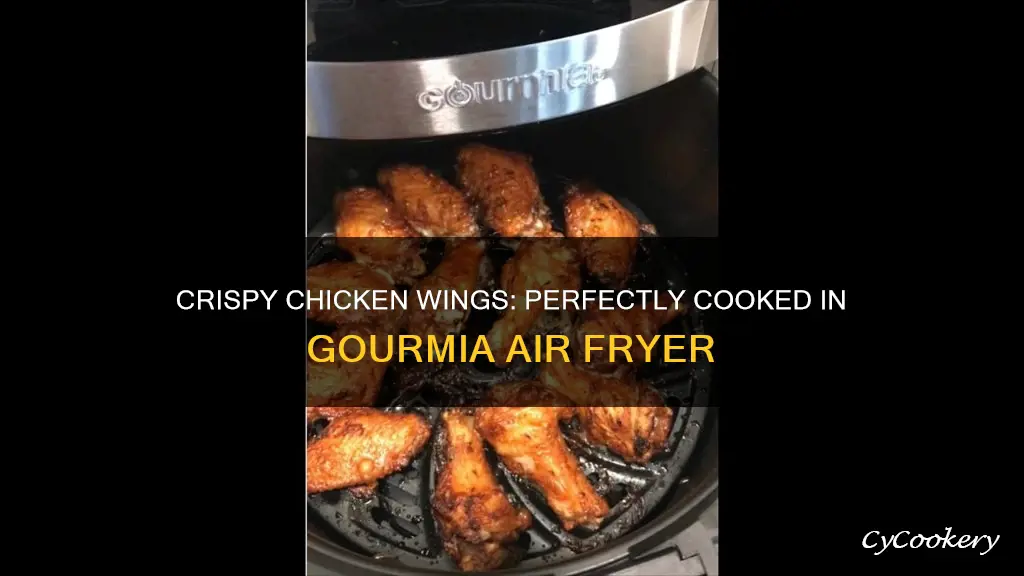 how long to cook chicken wings in gourmia air fryer