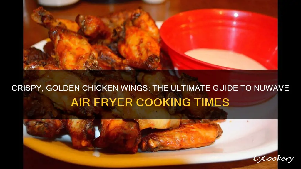 how long to cook chicken wings in nuwave air fryer