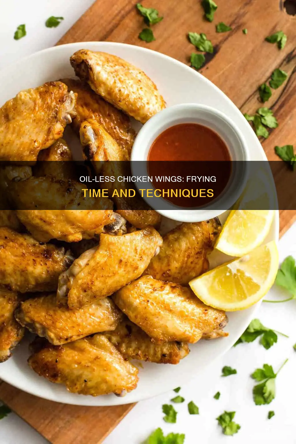 how long to cook chicken wings in oil less fryer