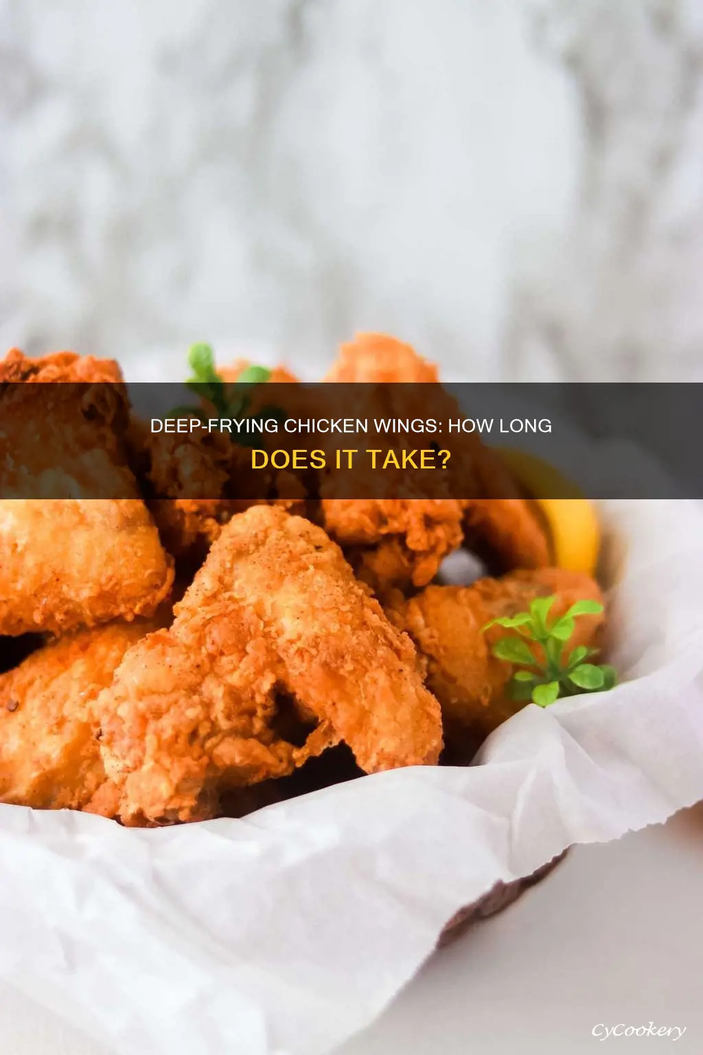 how long to cook chicken winhs in a deep fryer