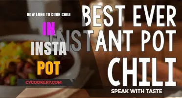 Insta Pot Chili: Quick, Easy, and Delicious