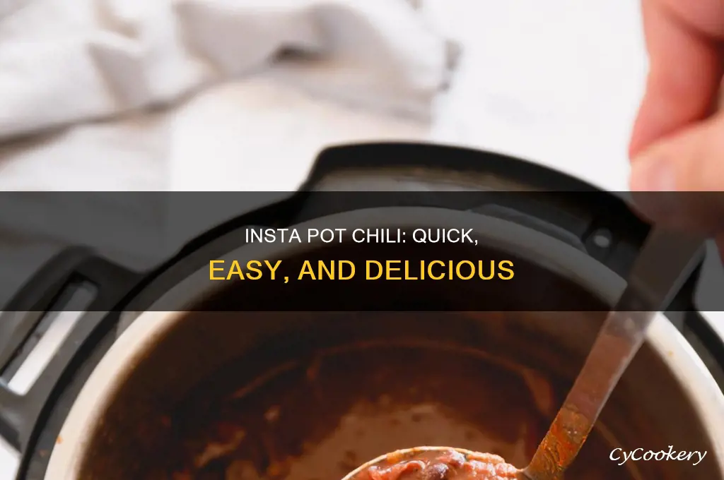 how long to cook chili in insta pot
