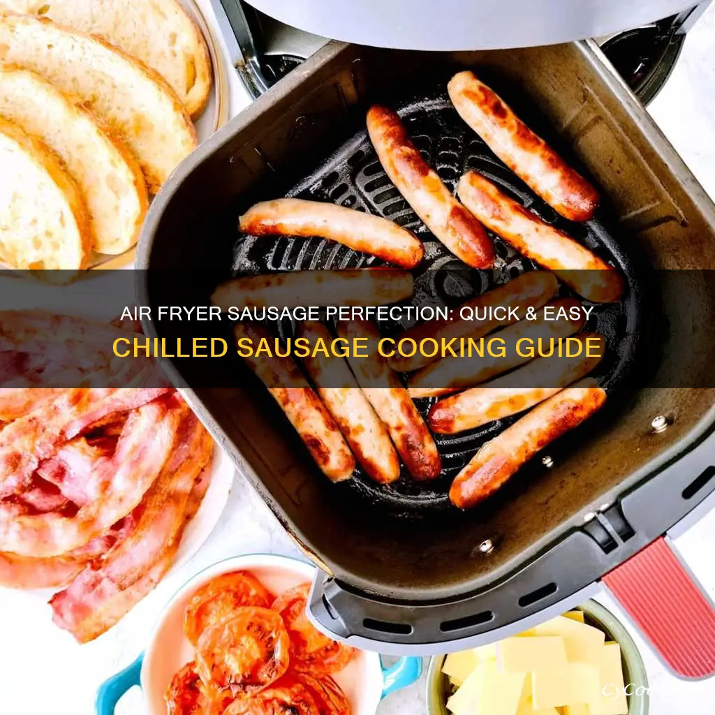 how long to cook chilled sausages in air fryer