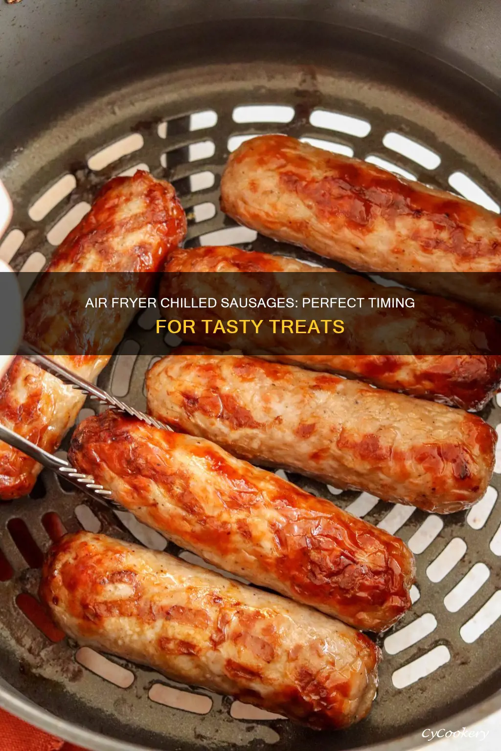 how long to cook chilled sausages in air fryer
