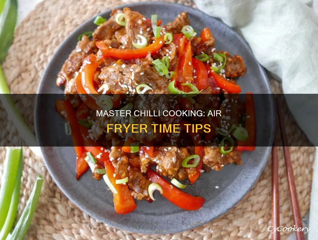 how long to cook chilli in air fryer