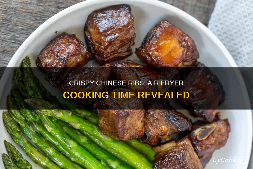 how long to cook chinese ribs in air fryer