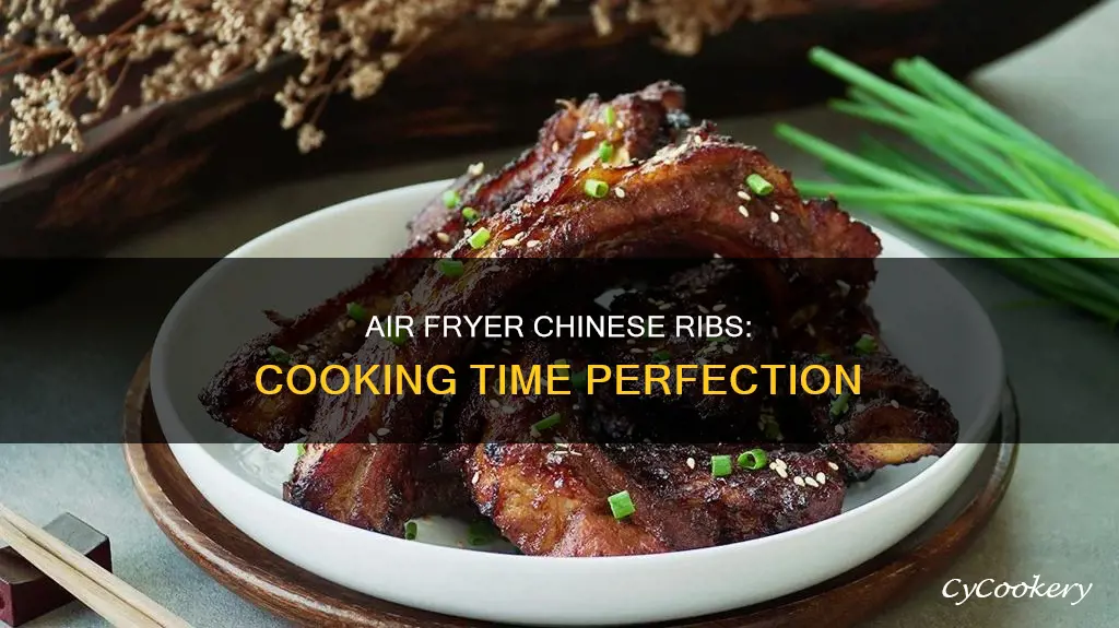 how long to cook chinese ribs in air fryer