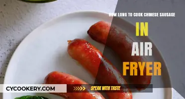 Crispy Chinese Sausage: Air Fryer Cooking Time Revealed